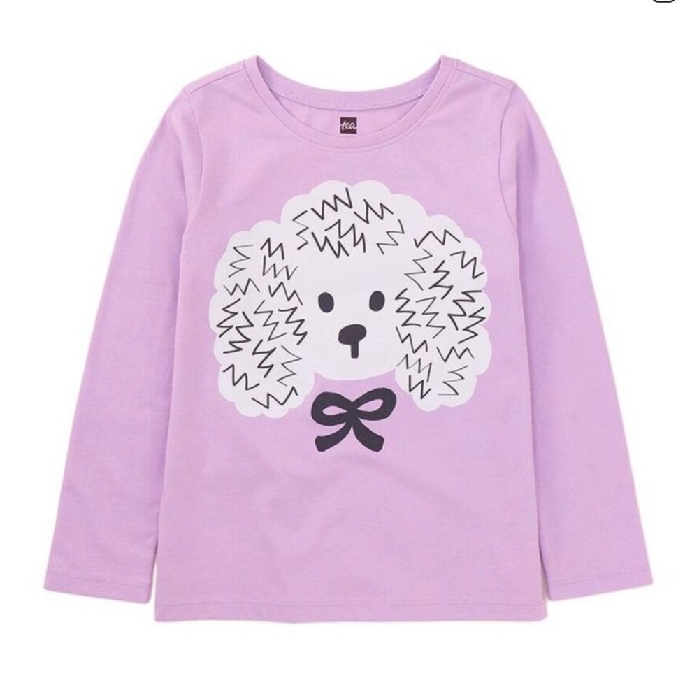 Tea Collection Poodle & Bow Graphic Tee